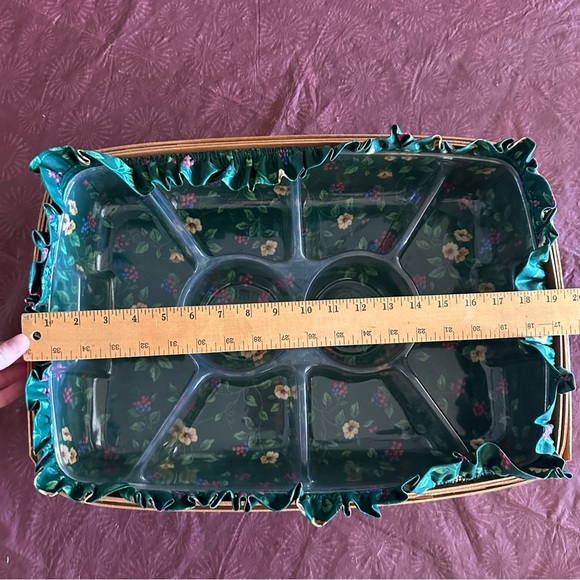 Longaberger 1995 Hostess Serving Tray Basket - Picture 5 of 6